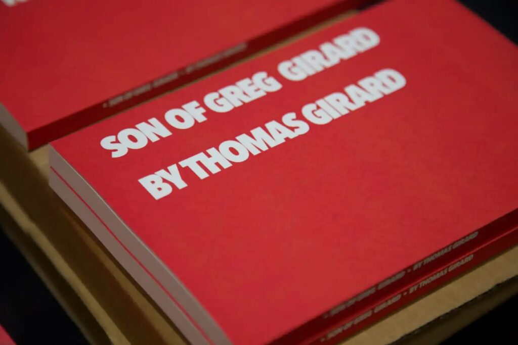 Son of Greg Girard, memoir book cover